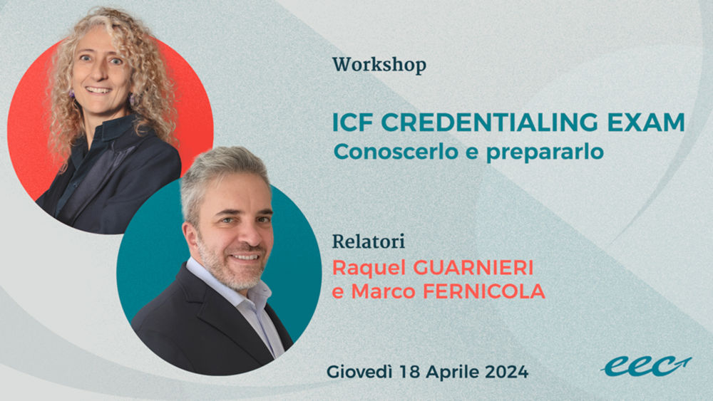 ICF Credentialing Exam webinar con Raquel Guarnieri e Marco Fernicola